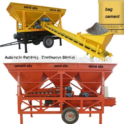 2018 New Type Advanced Mobile Concrete Batching Machine For Sale